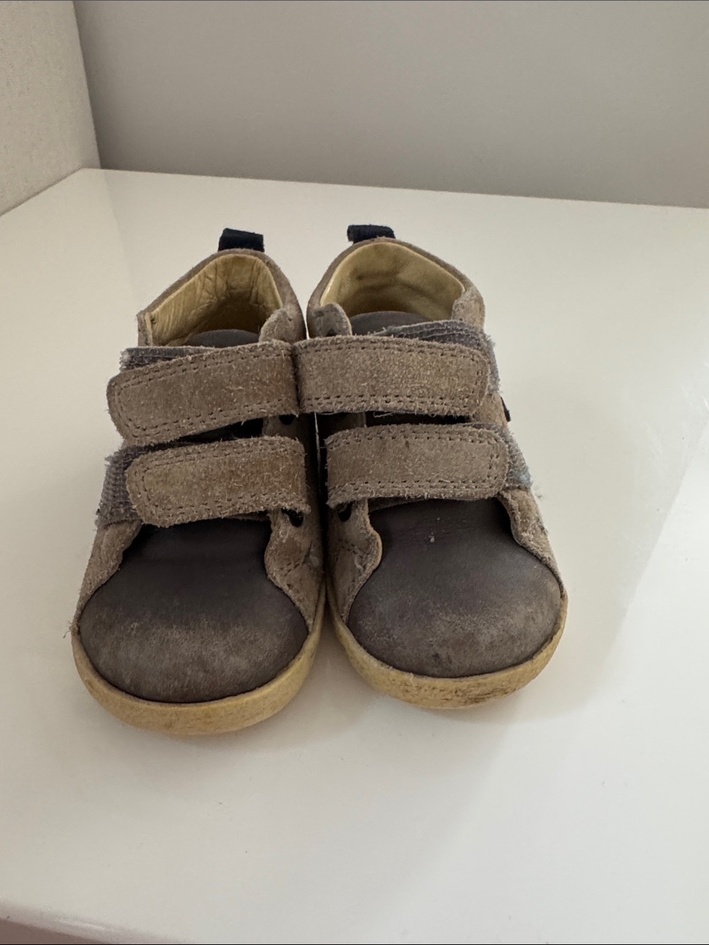 Falcotto Kids Casual Double-Strap Sneakers in Brown Size EU 20